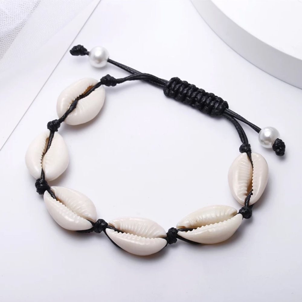 Bohemian Puka Shell Bracelet Adjustable